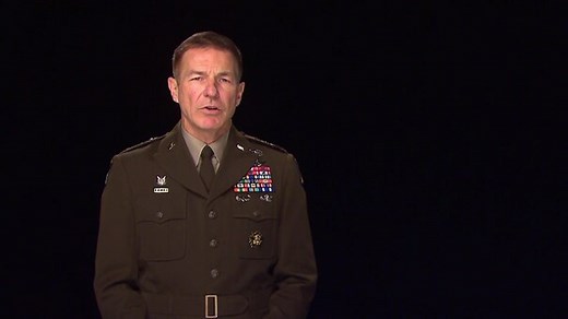 General James C. McConville at the 2020 AUSA Now conference