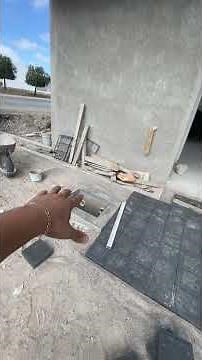 We're working on installing paving stones. Corner house. #architecture #construction