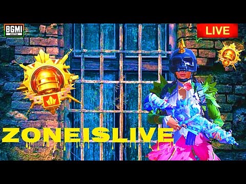 🔥BGMI CONQUER RANK PUSH | ZoneIsLive | 🎃