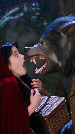 The Wolf was ready to eat her… then she smiled. 😭🦷