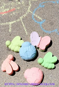3 Ingredient DIY Sidewalk Chalk