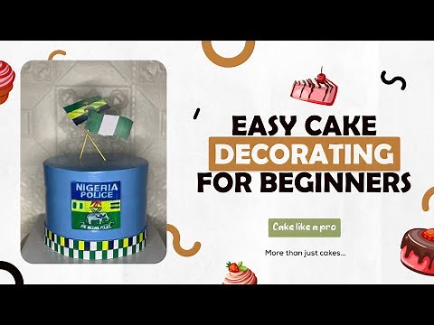How to Make a Police-Themed Cake | Step-by-Step Tutorial