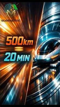 500km in 20 Minutes: The Death of Airplanes? #mixmind7090 #futuretech #Hyperloop #ai