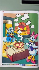 Donald and Daisy 🍕Disney Mystery Coloring Book - Relax with me | Verdea Color 🌙