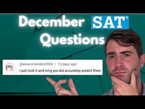 December SAT Predictions: 10 Questions You Will See!