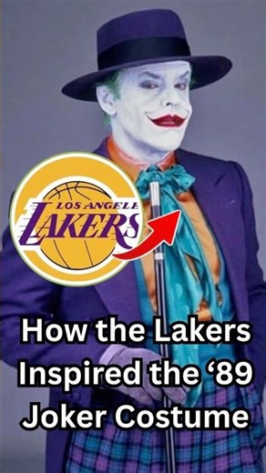 The LA LAKERS Inspired the 1989 Joker Suit