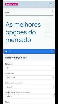 5 Passos para criar seu Próprio QR code personalizado #shorts
