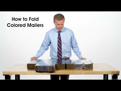 How to Fold Colored Mailers