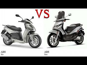 Aprilia SportCity 250 vs Piaggio Beverly 250 Test specification comparison