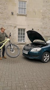 680K views · 2.5K reactions | You can still fit bikes in your car if it's small! It takes a little work, but it's easy when you know how! .  Canyon Spectral . #gmbn #globalmountainbikenetwork #mtb #mountainbiking #bikelife | Global Mountain Bike Network | Facebook