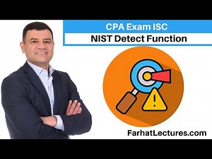 NIST Detect Function Explained | CPA Exam Cybersecurity Framework Made Easy