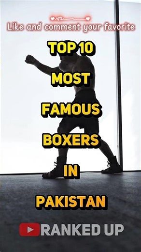 Top 10 Most Famous Pakistani Boxers #shorts #boxer