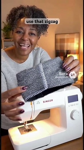 Maximize your stretch with the zig zag stitch on the singer for a headband. #beginners #tutorial