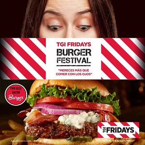 104K views · 659 reactions | ¡Llega a Fridays el Festival de Hamburguesas!  Vení y cumplí tu gustito…¡Promo disponible durante todo el mes de septiembre! *Aplican restricciones. | T.G.I. Friday's Nicaragua | Facebook
