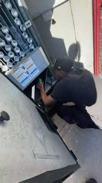 Prime/Loading Soda Machine on site