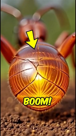 The Ant That Explodes to Protect Its Colony! 🤯🐜