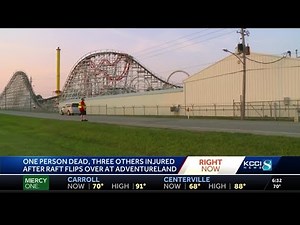 11-year-old dies after raft overturns on Iowa theme park ride