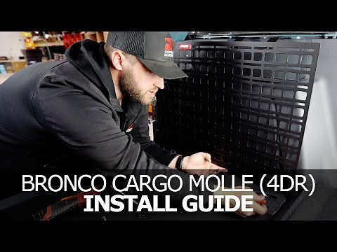 Bronco (4 Door) Cargo MOLLE Install Guide