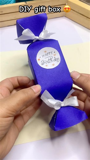Make in minutes easy and cool craft #diy #craftyhome #art #craftaddict #giftbox #ytshorts #shorts