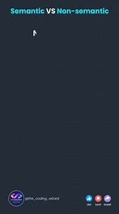 769 reactions · 224 shares | Semantic Vs Non-Semantic Explained...