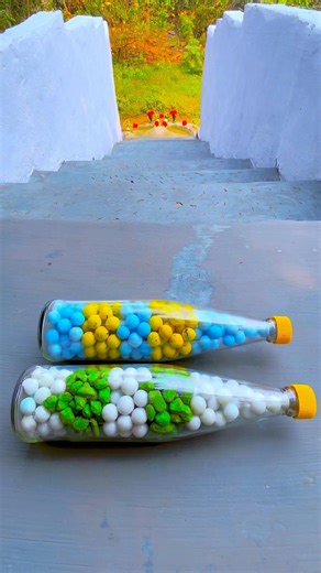 Breaking glass bottle ⚠️🔥 Crushing Crunchy & Soft Things #asmr #shorts #asmrsound #satisfyingvideo