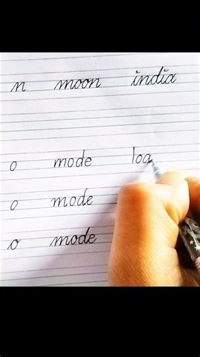 beautiful handwriting tutorial for beginners #handwriting #shorts #calligraphy #penmanship