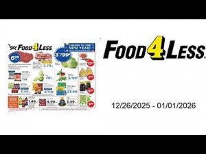 Food 4 Less Weekly Ad - 12/26/2025 - 01/01/2026