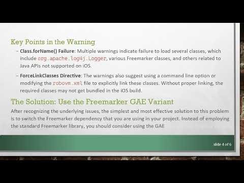 Resolving NoClassDefFoundError in Gluon Mobile for iOS