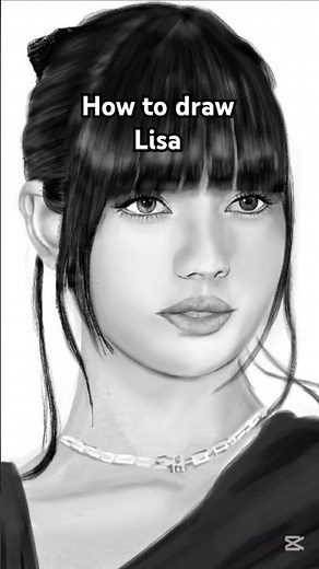 drawing Lisa from blackpink