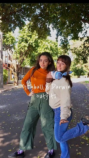 Mariana Tozi on Instagram: "Gumball e Darwin outfits 🧡💙 . . . . . . #outfit #cartoon #gumball #moda"
