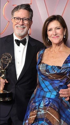 Stephen Colbert Sweetly Thanks His Wife During Emotional Emmy Acceptance Speech