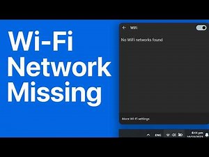 How To Fix No Wi-Fi Networks Found On Windows 11 - Full Guide
