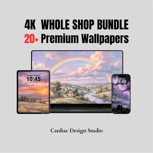 20+ assets Whole Shop 4k HD Desktop Wallpaper Bundle, Whimsical Moody MacBook Wallpaper, Summer Winter Spring Autumn iPad & iPhone Wallpaper - Etsy México