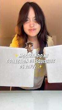 Mostrando TODA mi colección de squishies de papel! 😱 #squishy #papersquishy #manualidades #asmr
