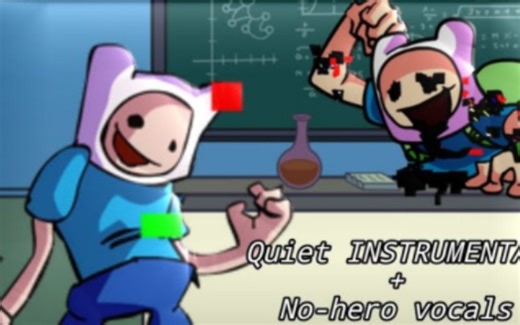 [FNF INST MASHUP] Quiet + No-Hero (Two Finn vs Boyfriend)