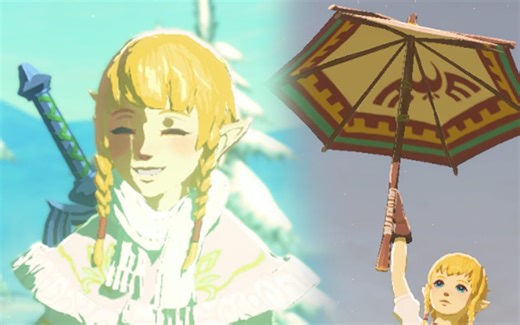 【MOD】塞尔达传说旷野之息 林克尔MOD新服装和开伞动作测试