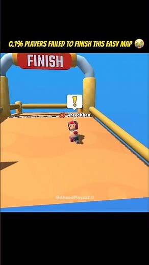 0.1% Players Failed To Finish This Easy Map Stumble Guys 😭