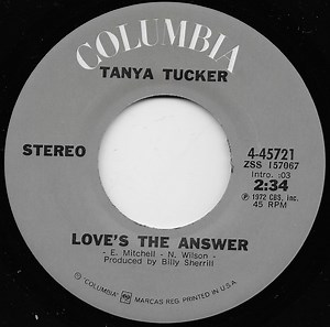 Tanya Tucker - Love's The Answer / The Jamestown Ferry