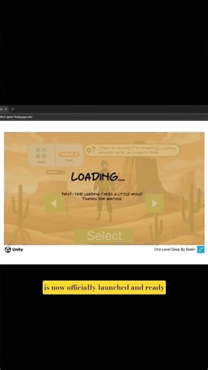 One Level Deep: Successful Unity WebGL Deployment