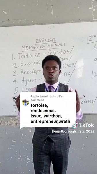 Animal Names Pronunciation Guide