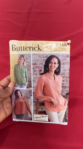 Anita Morris on Instagram: "Coming up Next! 🤗 Butterick 6586 with a beautiful Habotai Silk from @corefabrics. Stay tuned for the reveal tomorrow. ❤️"