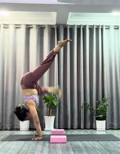 Straddle Press Handstand Progression