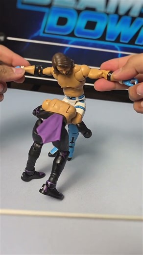 Part 2- AJ Styles vs Dirty Dom vs Finn Balor for the IC Title - FULL Action Figure Match Highlights.