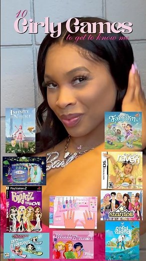 🎀 10 girly games to get to know me 🎀 #gamesforgirls #girlygamer #pinkgaming