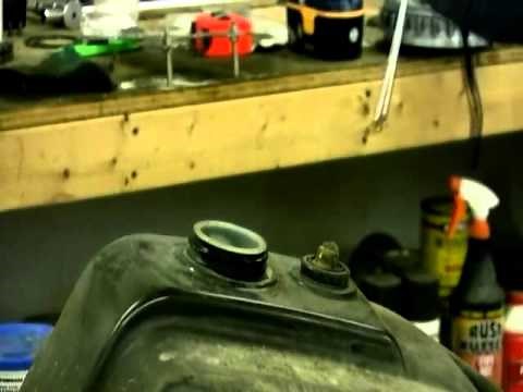 Cleaning Petcock on Gas Tank on Yamaha Grizzly 600