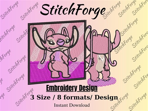 Alien Embroidery Design Inspired, Character Machine File (PES, DST) (digital Download), Instant Download - Etsy