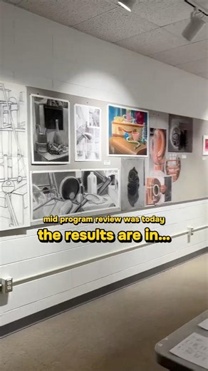 Mid Program Review Results… #artstudent #studioart #portfolio #art #artist #artschool