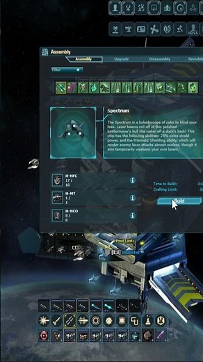 Crafting the Spectrum ship DarkOrbit 2026