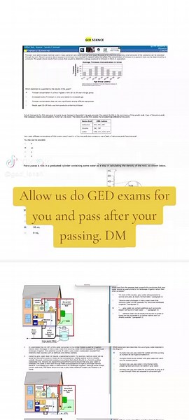 GED actual exam questions and answers available. DM #ged #ged #ged #gedtest #ged