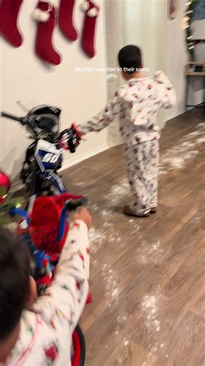 “Me didn’t want a bike” 😭😂 that’s my 3 year old for you 😭 ps. he actually asked Santa for iron man gloves but his grandma got them for him so we had to tell Santa to get him something else and well…he isn’t a fan of his bike 😅 #christmas #toddlerlife #merrychristmas #toddlerchristmas #santagift